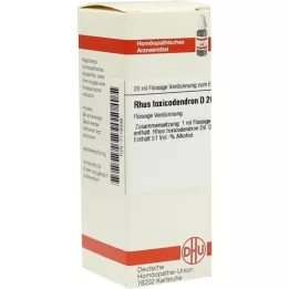 RHUS TOXICODENDRON Diluição D 200, 20 ml