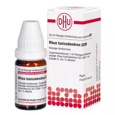 Rhus Tox.Diluição D200 (20ml) Rhus Tox.Diluição D200 (20ml)