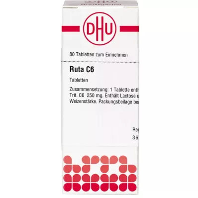 RUTA C 6 Comprimidos, 80 Cápsulas