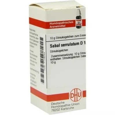 SABAL SERRULATUM D 12 glóbulos, 10 g