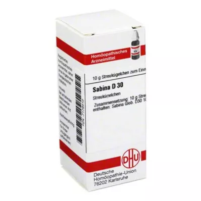 DHU Sabina D 30 glóbulos, 10 g DHU Sabina D 30 glóbulos, 10 g