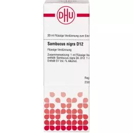 SAMBUCUS NIGRA Diluição D 12, 20 ml