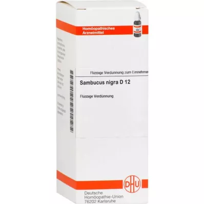 DHU Sambucus nigra D 12 Diluição, 20 ml DHU Sambucus nigra D 12 Diluição, 20 ml