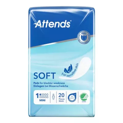 Atende Soft 1 mini palmilhas anatômicas, 20 peças