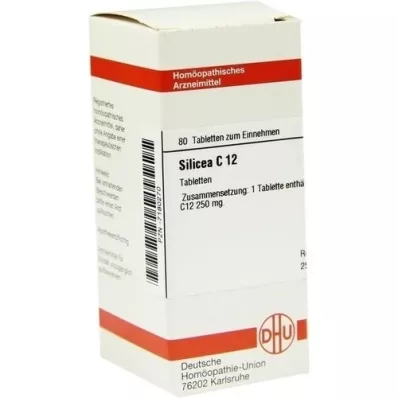 SILICEA C 12 comprimidos, 80 unidades
