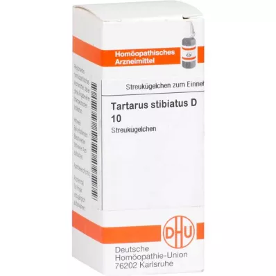 TARTARUS STIBIATUS D 10 glóbulos, 10 g TARTARUS STIBIATUS D 10 glóbulos, 10 g