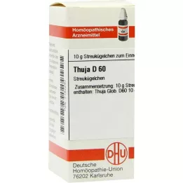 THUJA D 60 glóbulos, 10 g
