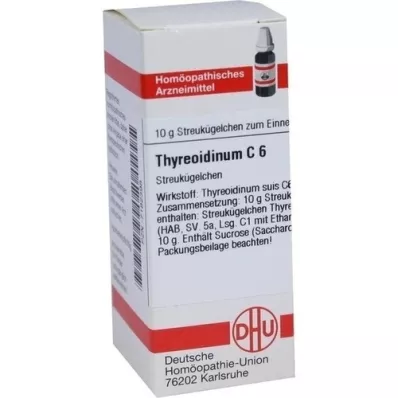 THYREOIDINUM C 6 glóbulos, 10 g