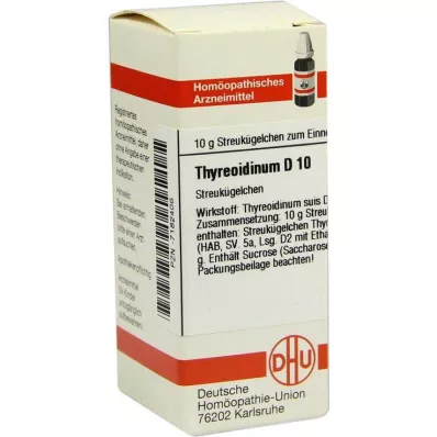 DHU Tireoidinum D 10 glóbulos, 10 g DHU Tireoidinum D 10 glóbulos, 10 g
