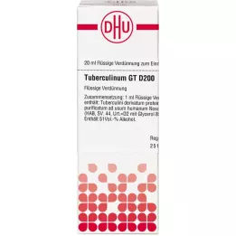 TUBERCULINUM GT Diluição D 200, 20 ml