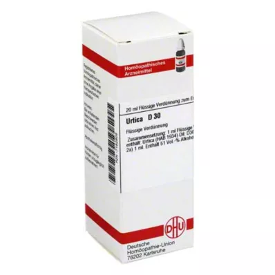 DHU Diluição Urtica D 30, 20 ml DHU Diluição Urtica D 30, 20 ml