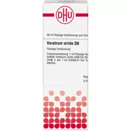 VERATRUM VIRIDE Diluição D 6, 20 ml