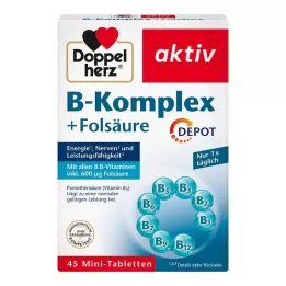 DOPPELHERZ B-Complex+Folic Acid Tablets, 45 Capsules