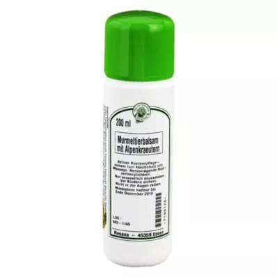 Bálsamo de marmota com ervas alpinas, 200 ml