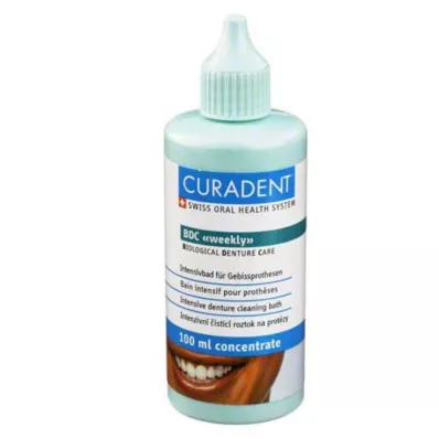CURADENT TRIA Limpeza semanal de dentaduras, 1 peça