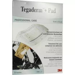 TEGADERM 3M Plus Pad 9x15 cm pronto a usar.3589NP, 5 pcs