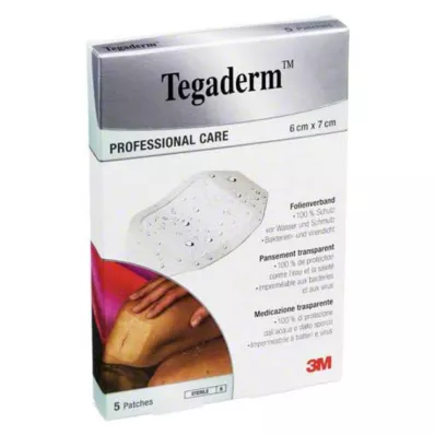 TEGADERM Película 3M 6x7 cm 1624NP, 5 pcs TEGADERM Película 3M 6x7 cm 1624NP, 5 pcs