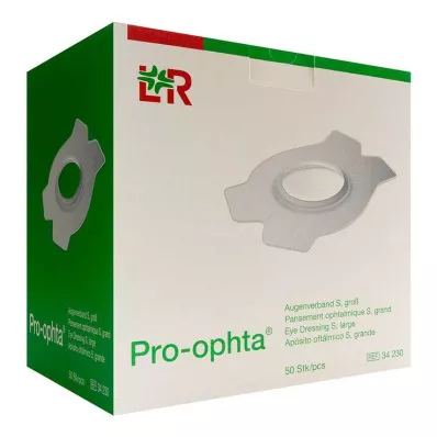 Bandagem ocular Pro Ophta S grande 34230, 50 unid Bandagem ocular Pro Ophta S grande 34230, 50 unid