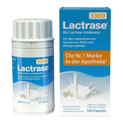 Lactrase 3.300 cápsulas FCC , 100 peças Lactrase 3.300 cápsulas FCC , 100 peças