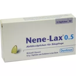 NENE LAX 0.5 Supos. para bebés, 6 unid