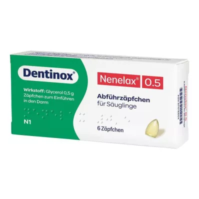 NENE LAX 0.5 Supos. para bebés, 6 unid NENE LAX 0.5 Supos. para bebés, 6 unid