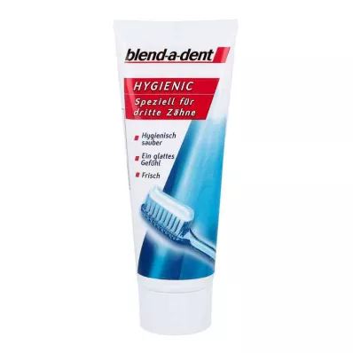 Blend A Dent Hygienic pasta de dentes especial para os 3º dentes (75 ml) Blend A Dent Hygienic pasta de dentes especial para os 3º dentes (75 ml)