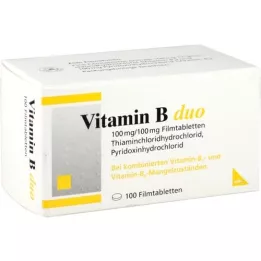 VITAMIN B DUO Comprimidos revestidos por película, 100 unidades