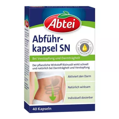 Cápsulas laxantes Abtei SN , 40 unidades Cápsulas laxantes Abtei SN , 40 unidades
