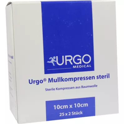 URGO MULLKOMPRESSEN 10x10 cm estéril, 25X2 pcs