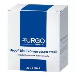 URGO MULLKOMPRESSEN 10x10 cm estéril, 25X2 pcs