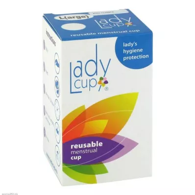 LADYCUP L Copo menstrual grande, 1 unidade LADYCUP L Copo menstrual grande, 1 unidade
