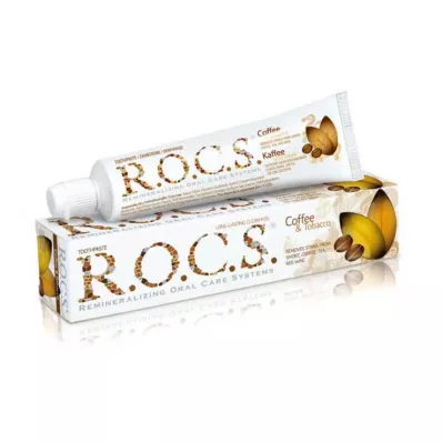 ROCS Pasta de dentes café+tabaco para adultos, 74 g