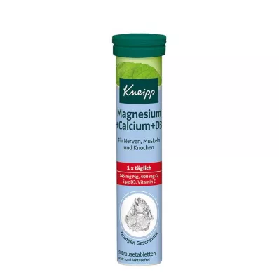 KNEIPP Comprimidos efervescentes de magnésio+cálcio, 20 cápsulas KNEIPP Comprimidos efervescentes de magnésio+cálcio, 20 cápsulas