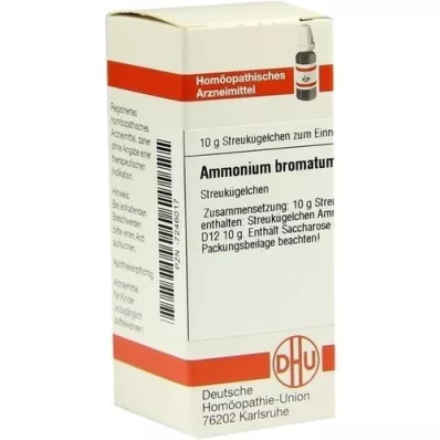 AMMONIUM BROMATUM D 12 glóbulos, 10 g