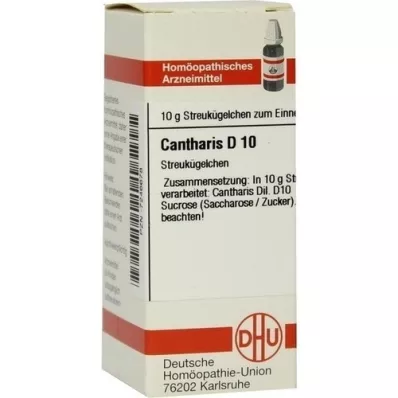 CANTHARIS D 10 glóbulos, 10 g