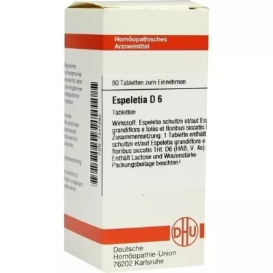 ESPELETIA D 6 Comprimidos, 80 Cápsulas