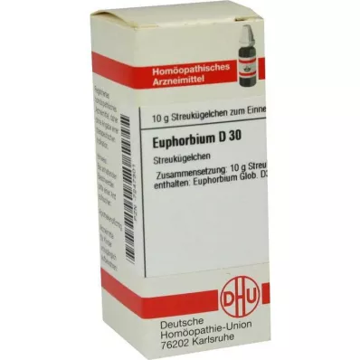 EUPHORBIUM D 30 glóbulos, 10 g EUPHORBIUM D 30 glóbulos, 10 g