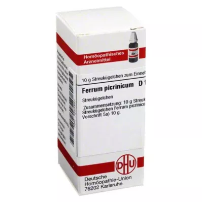 FERRUM PICRINICUM D 12 glóbulos, 10 g FERRUM PICRINICUM D 12 glóbulos, 10 g
