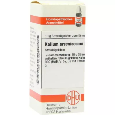 DHU Arsenicosum de potássio D 30 glóbulos, 10 g
