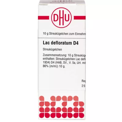 LAC DEFLORATUM D 4 glóbulos, 10 g