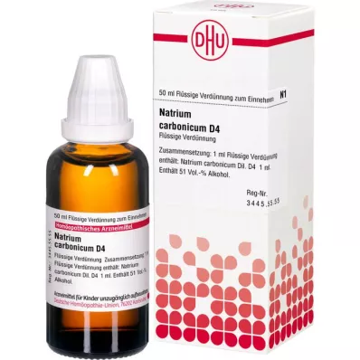 NATRIUM CARBONICUM Diluição D 4, 50 ml