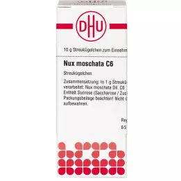 NUX MOSCHATA C 6 glóbulos, 10 g