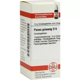 PANAX GINSENG D 6 glóbulos, 10 g