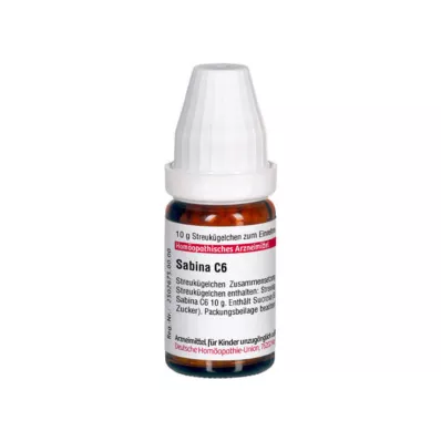 DHU Sabina C 6 glóbulos, 10 g DHU Sabina C 6 glóbulos, 10 g
