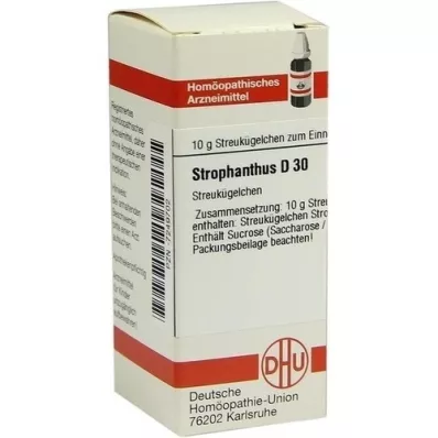 STROPHANTHUS D 30 glóbulos, 10 g