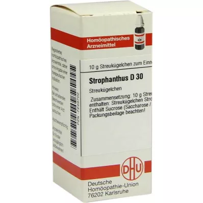 STROPHANTHUS D 30 glóbulos, 10 g STROPHANTHUS D 30 glóbulos, 10 g