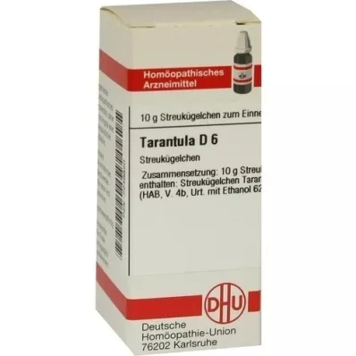 TARANTULA D 6 glóbulos, 10 g