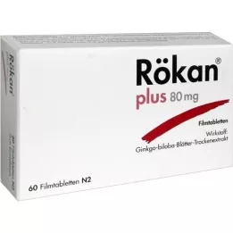 RÖKAN Plus 80 mg comprimidos revestidos por película, 60 unidades