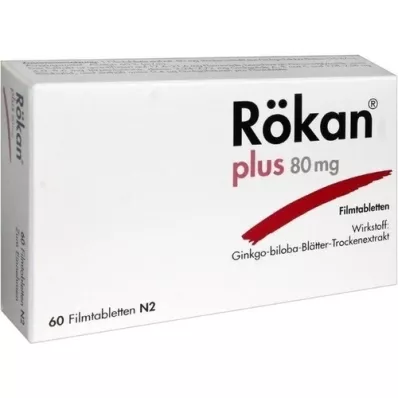 RÖKAN Plus 80 mg comprimidos revestidos por película, 60 unidades