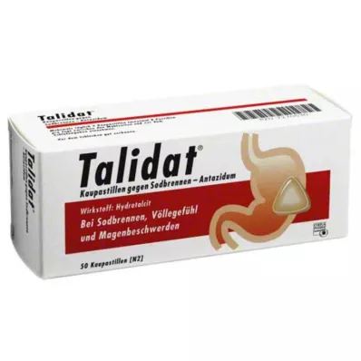 Pastilhas de mascar Talidat, 50 peças